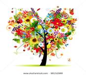 Description: stock-vector-four-seasons-art-tree-heart-shape-for-your-design-98152988